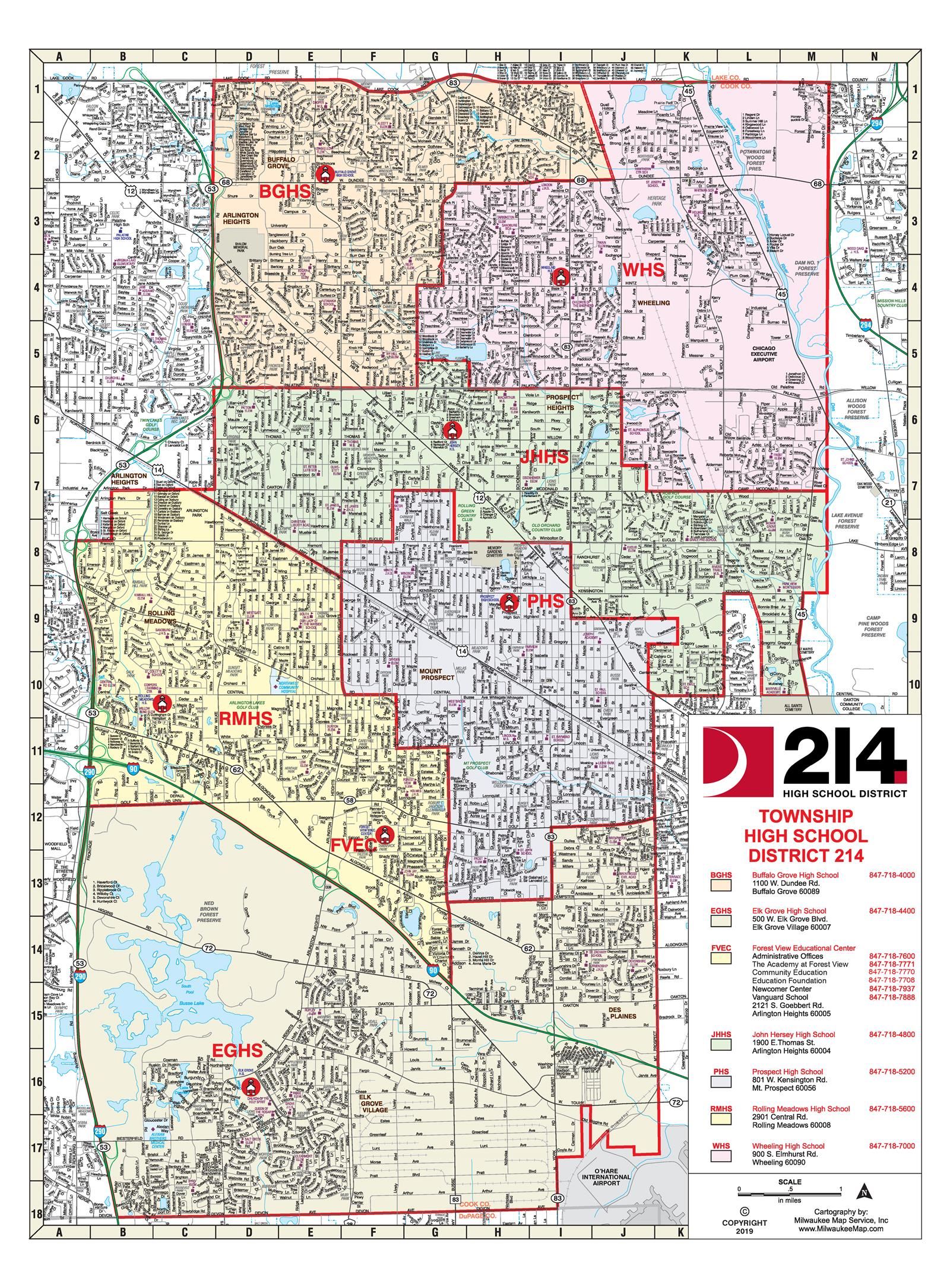 Township D214 Map 2019 